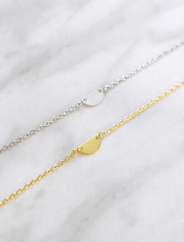 hemisphere necklace . petite