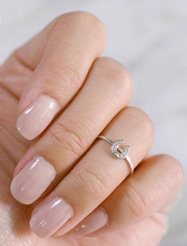 tiny make a wish midi ring