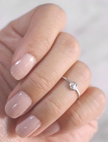 tiny make a wish midi ring