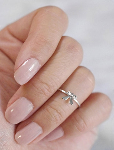 tiny make a wish midi ring