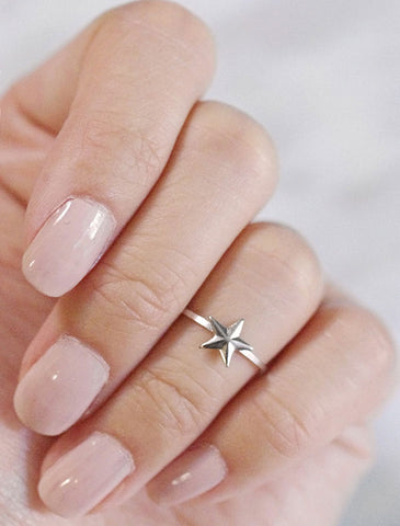 tiny make a wish midi ring