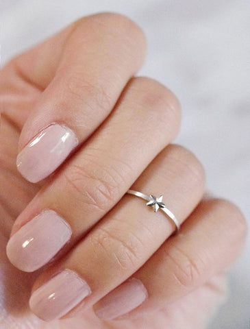 tiny make a wish midi ring