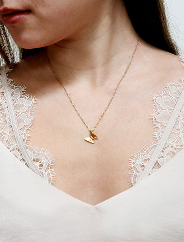 crescent moon necklace