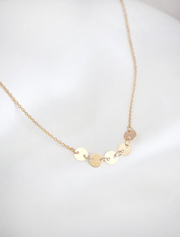 long Y drop slip necklace