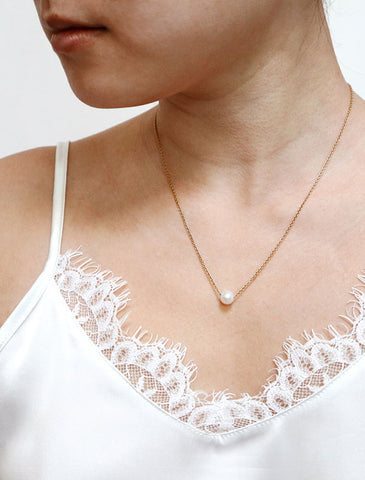 open hexagon necklace