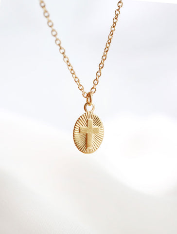 st. christopher coin necklace