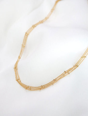 triple constellation chain necklace