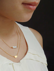 hemisphere necklace . petite