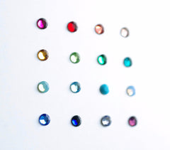 4mm bubble ring . colours