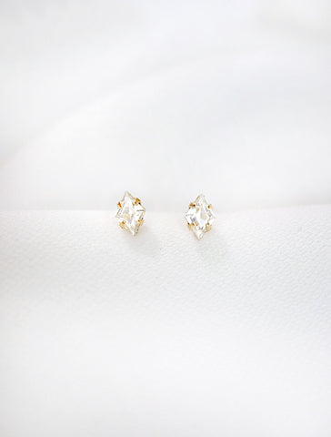night hibiscus earrings
