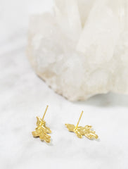 oak leaf earrings