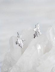 oak leaf earrings