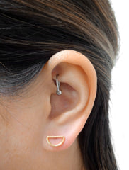half circle studs modelled