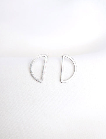 micro crystal baguette earrings | aquamarine