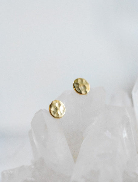 tiny pebble earrings