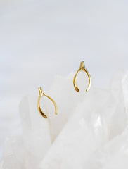 wishbone earrings