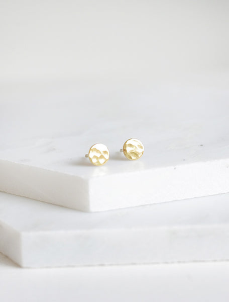 tiny pebble earrings