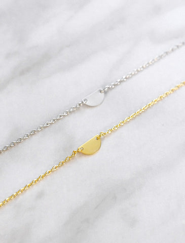 classic bar necklace . vertical