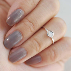 october birthstone midi ring