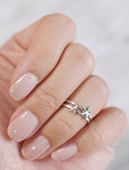 tiny make a wish midi ring