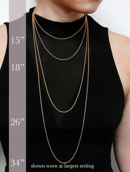 basic nautical chain necklace