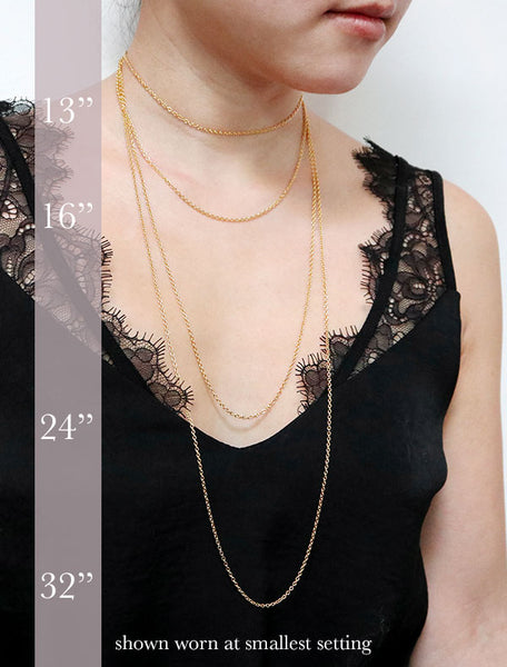 chain lengths modelled