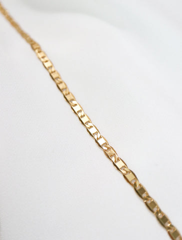 basic confetti chain necklace