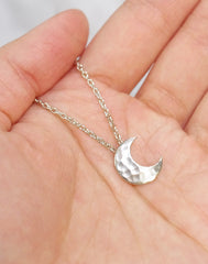 crescent moon necklace