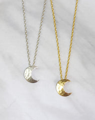 crescent moon necklace