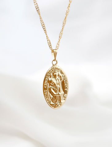 long Y drop slip necklace
