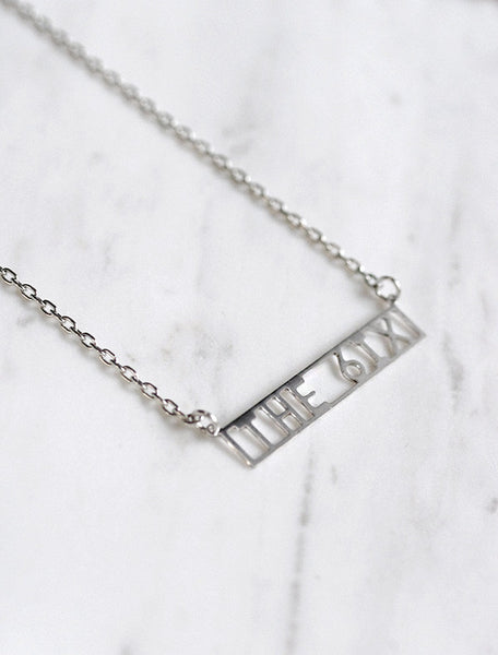 the 6ix necklace . bar