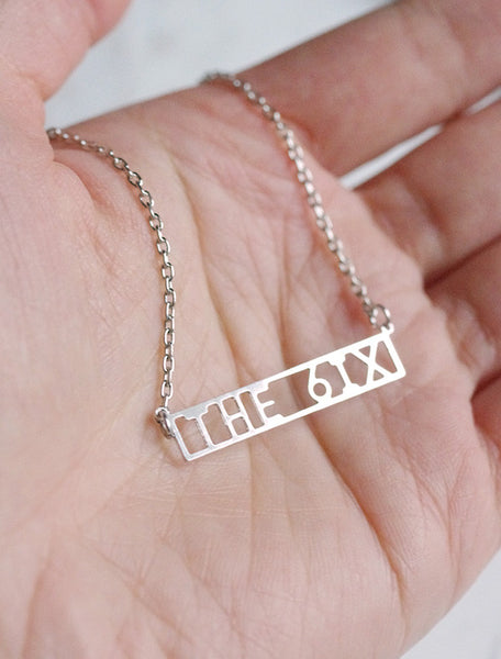 the 6ix necklace . bar