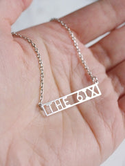the 6ix necklace . bar
