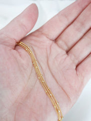 triple constellation chain necklace
