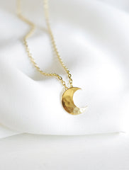 crescent moon necklace