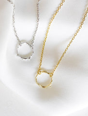 eternity . twig necklace