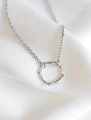 eternity . twig necklace