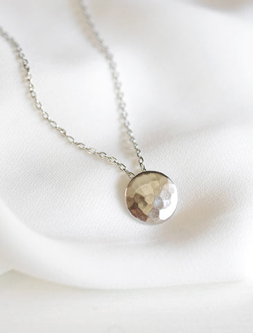 pailette pendant necklace