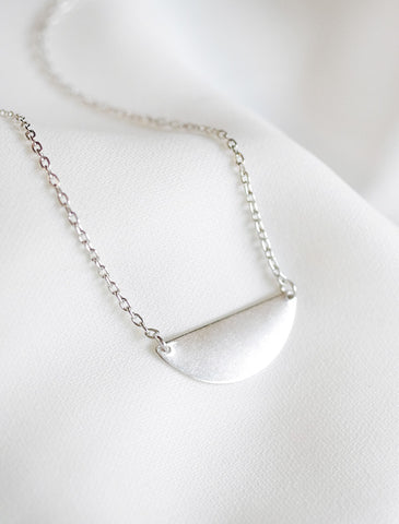 long Y drop slip necklace