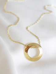 open moon necklace