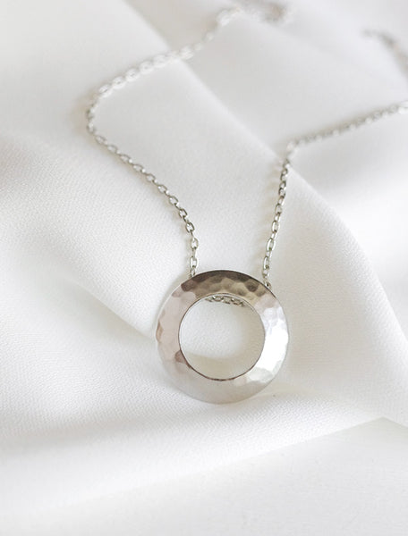open moon necklace