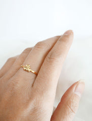 leaf stacking ring worn