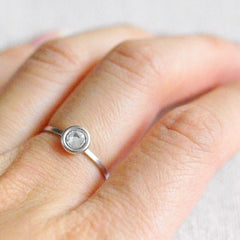 4mm bubble ring . neutrals