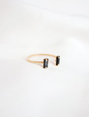 cuff ring . baguette