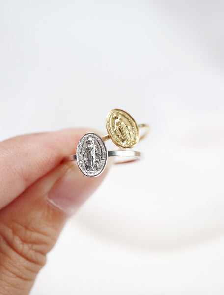 miraculous medal ring