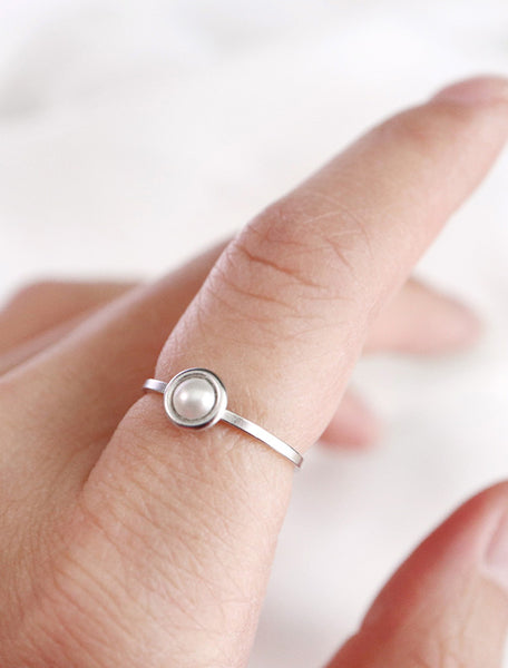 birthstone ring (4mm)