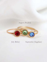 birthstone ring (4mm)