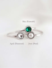 birthstone ring (4mm)