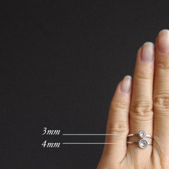 3mm bubble ring . colours